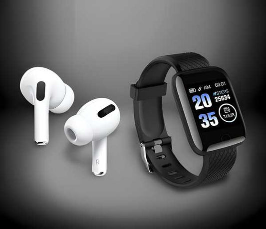 Smart Watch & Wireless Airpods (Combo)